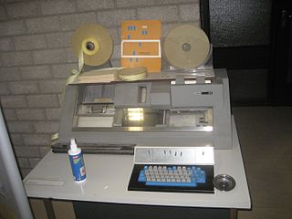 IBM 029 card punch machine in 2016 at Instituut voor Nederlandse Lexicologie (Leiden, the Netherlands)